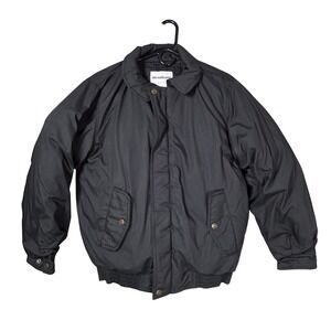 WearGuard Bomber Jacket Mens Small Black Good Style 410 Insulated Workwear